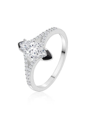 Black And White Ring for Women-3