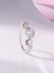 Solitaire Enamel Ring For Women-1