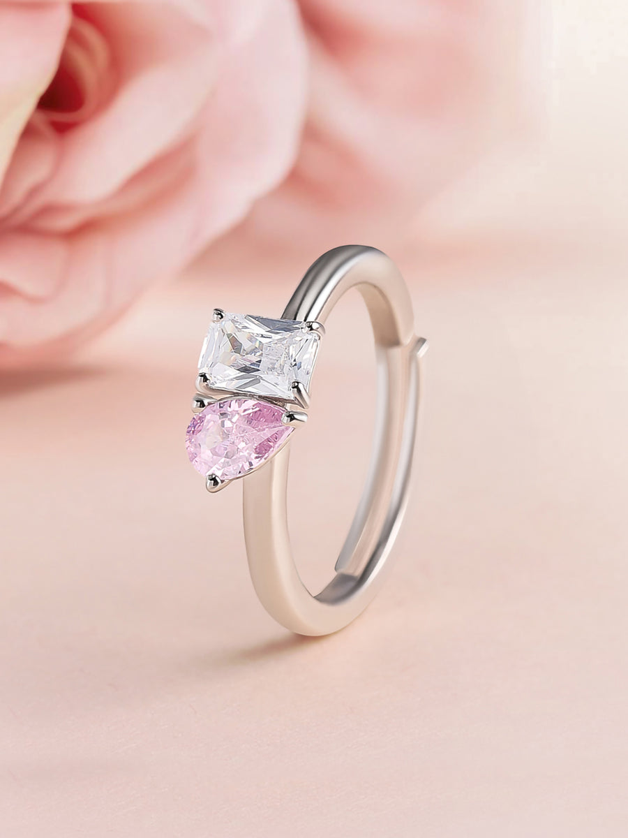 Toi Et Moi Blush Pink Ring