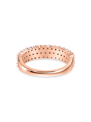Triple Row Lab Grown Diamond Band Ring