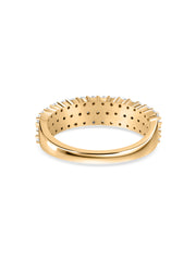 Triple Row Lab Grown Diamond Band Ring