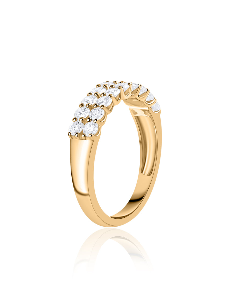 Double Shank Eternity Lab Grown Diamond Band Ring
