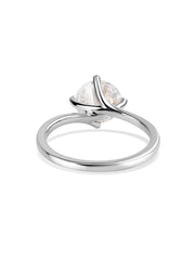 Ornate 2 Carat Lab Grown Diamond Solitaire Ring