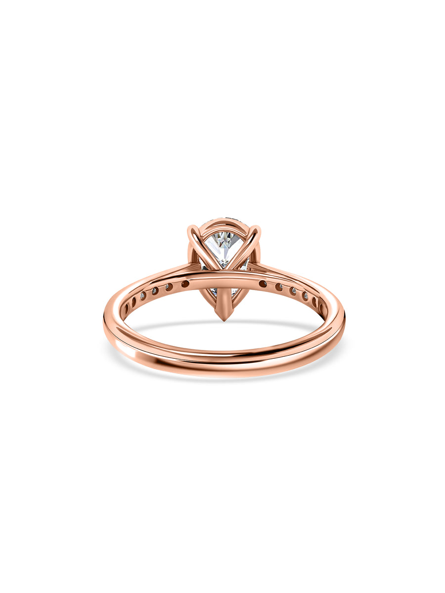 Halo Embrace Round Diamond Ring