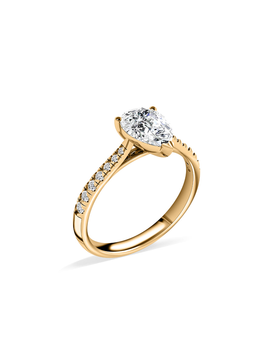 Halo Embrace Round Diamond Ring