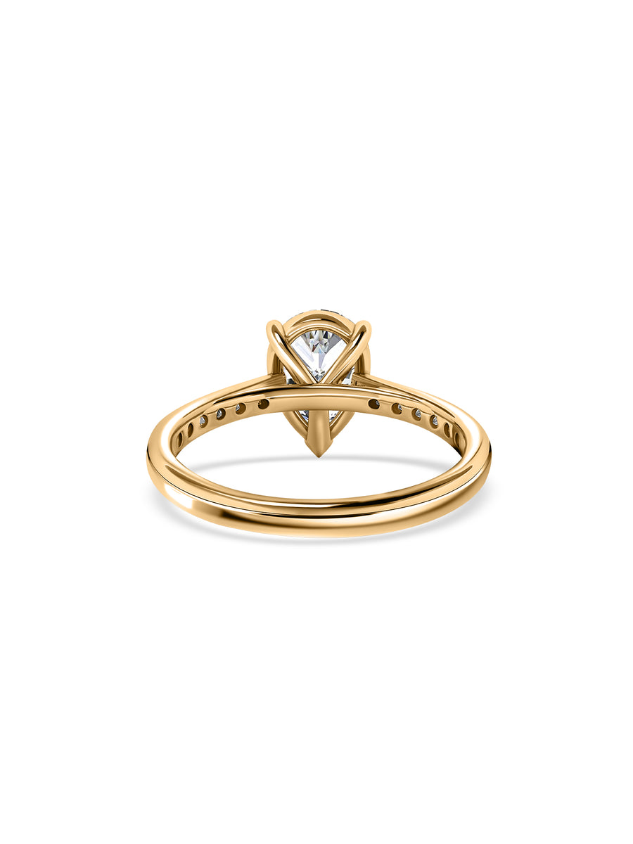 Halo Embrace Round Diamond Ring