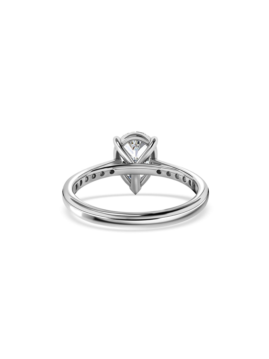 Halo Embrace Round Diamond Ring