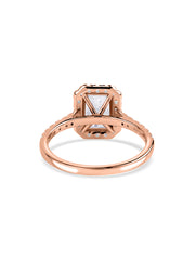 1.50 Carat Radiant Lab Diamond Halo Ring