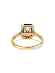 1.50 Carat Radiant Lab Diamond Halo Ring
