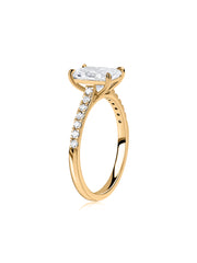1.5 Carat Radiant Cut Lab-Grown Solitaire Ring