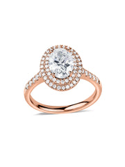 1.5 Carat Lab Grown Diamond Halo Ring