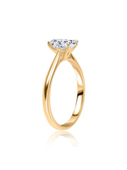 1 Carat Oval Solitaire Diamond Ring