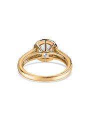 1.5 Carat Halo Lab Grown DIamond Ring