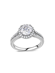 1.5 Carat Halo Lab Grown DIamond Ring