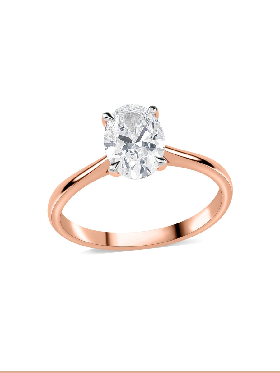 Luxury 1.5 Carat Lab Grown Diamond Soiltaire Ring