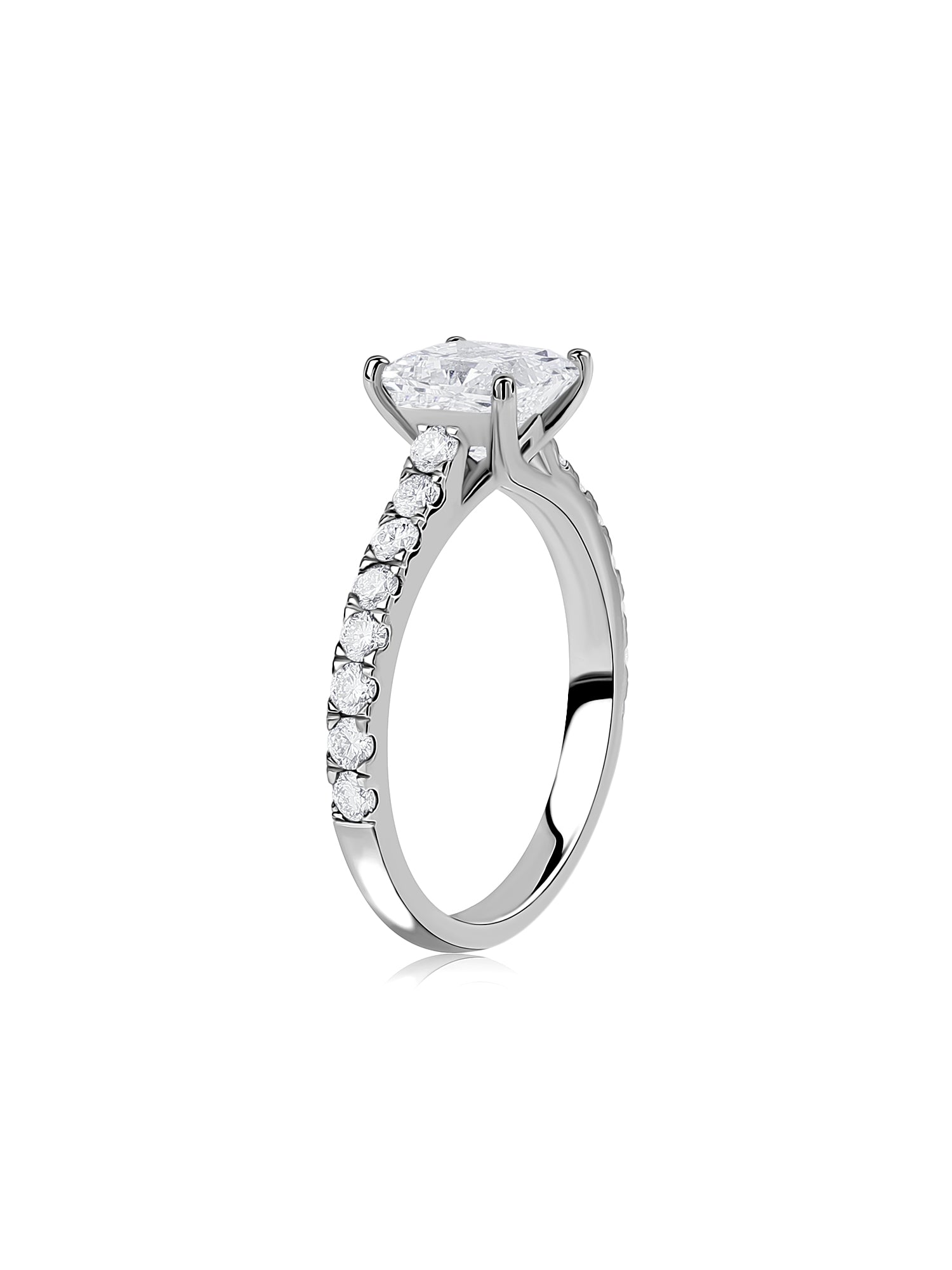 Dazzle 1.5 Carat Princess Lab Diamond Ring