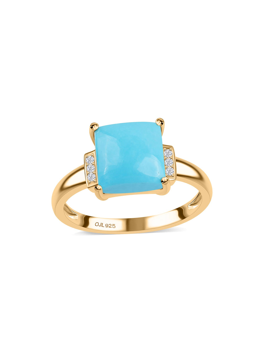 Turquoise  Silver Ring For Women