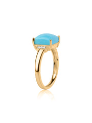 Turquoise  Silver Ring For Women