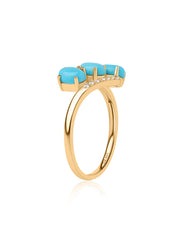Turquoise Trilogy Ring