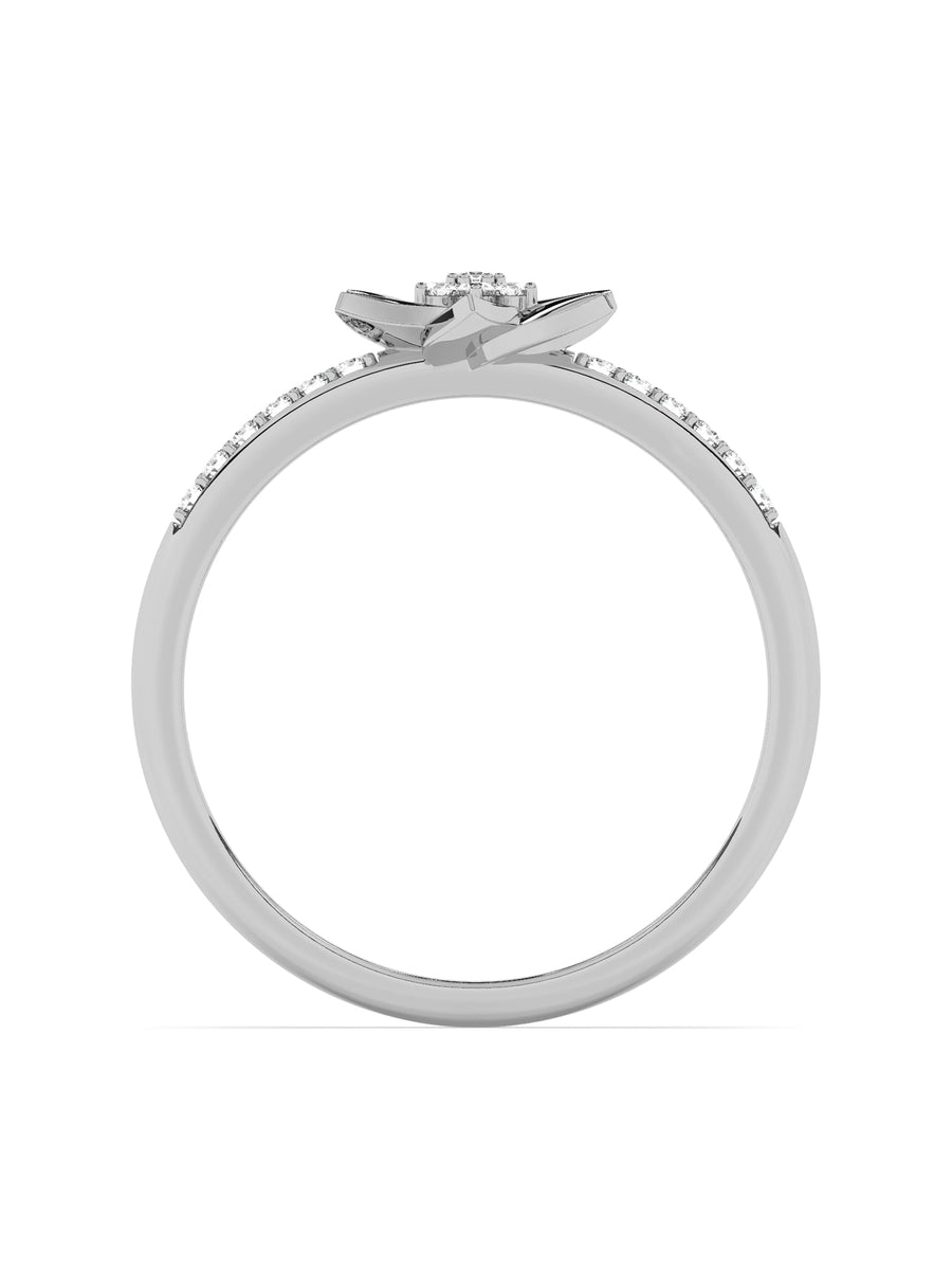 Lab Grown Starry Diamond Ring In Gold