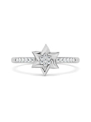 Lab Grown Starry Diamond Ring In Gold