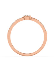 Lab Grown Engagement Diamond Ring In Gold