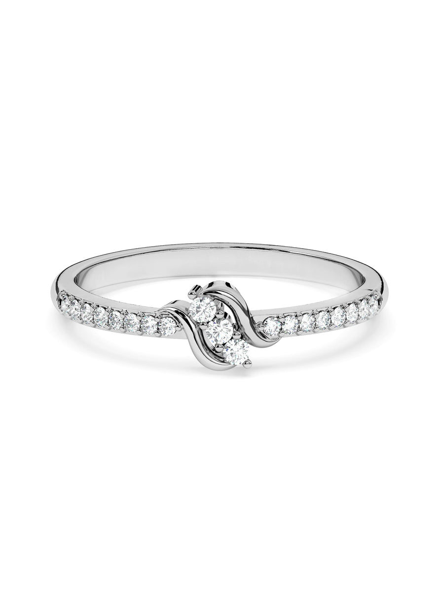 Lab Grown Engagement Diamond Ring In Gold