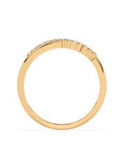 Lab Grown Infinity Diamond Ring In Gold