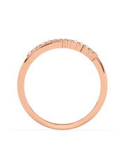 Lab Grown Infinity Diamond Ring In Gold