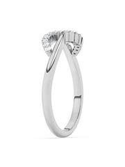 Lab Grown Infinity Diamond Ring In Gold