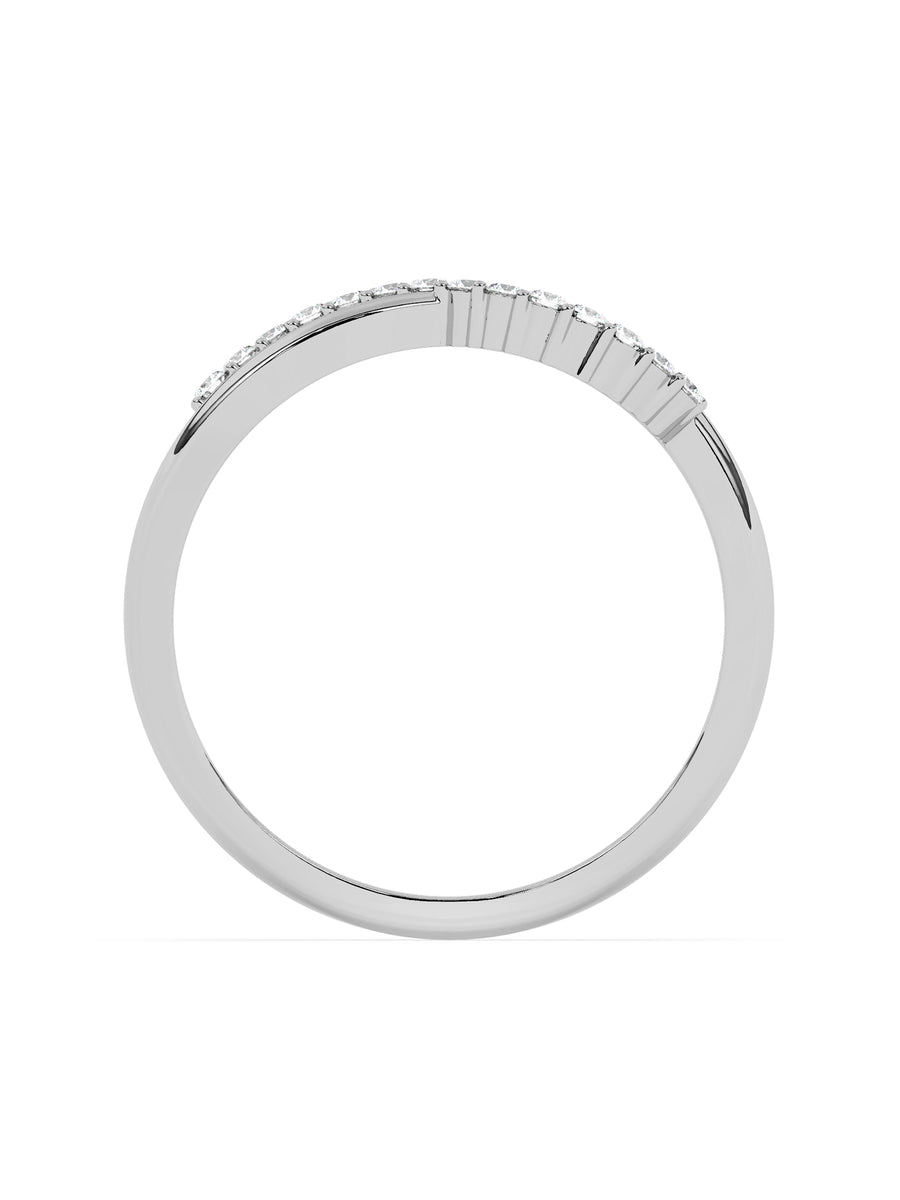 Lab Grown Infinity Diamond Ring In Gold