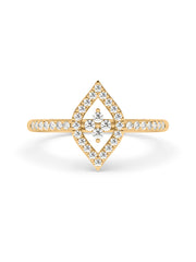 Lab Grown Glory Diamond Ring In Gold