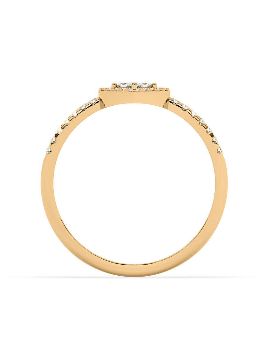 Lab Grown Glory Diamond Ring In Gold