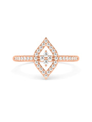 Lab Grown Glory Diamond Ring In Gold