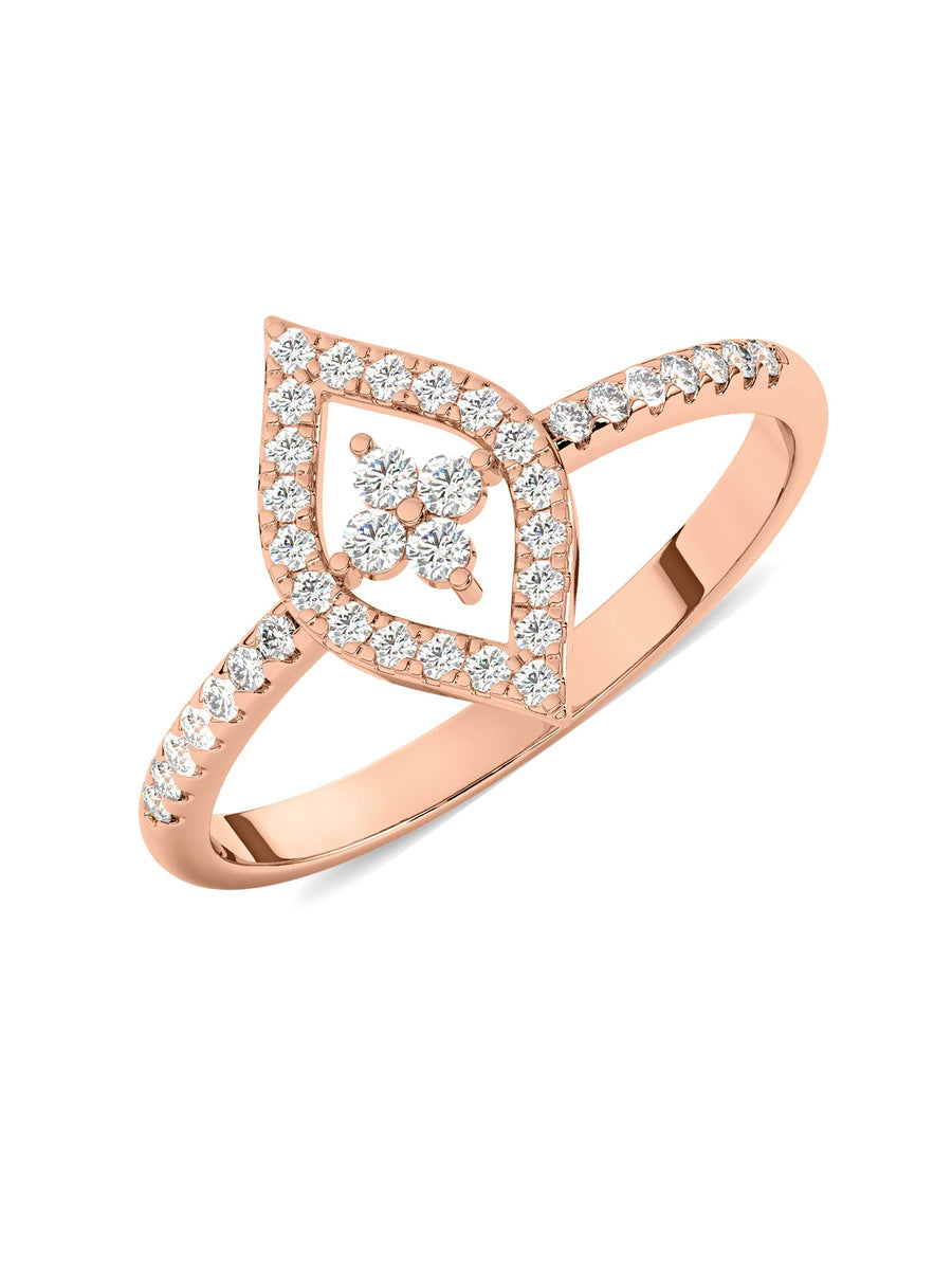 Lab Grown Glory Diamond Ring In Gold