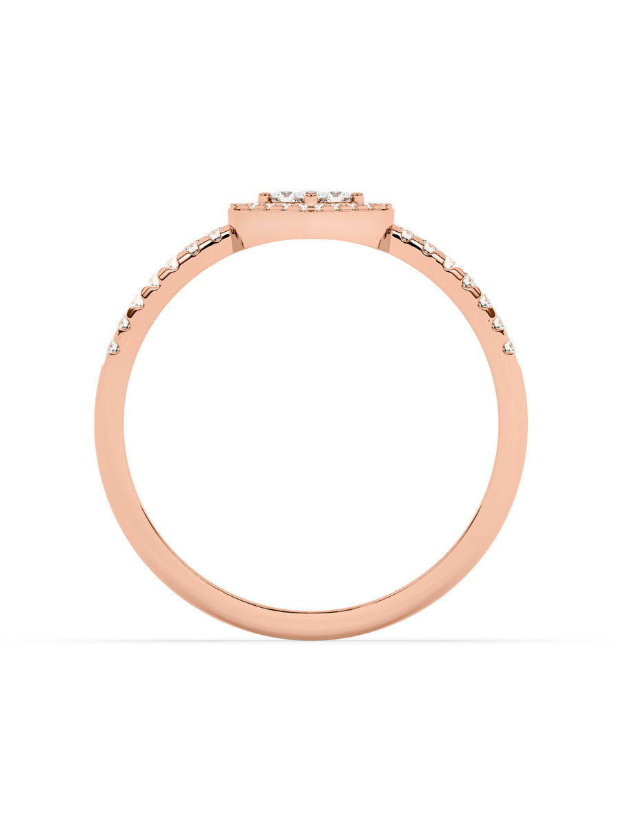 Lab Grown Glory Diamond Ring In Gold