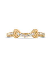 14k Gold Ring with Lab Grown Diamond for Engagement and Wedding