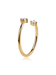 Eternal Embrace Open Lab Grown Diamond Gold Ring