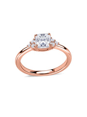 Lab Grown Diamond Cushion Cut Solitaire Ring