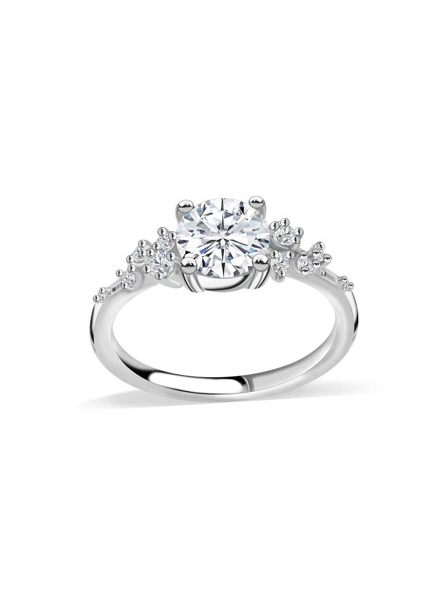Glory Lab Grown Diamond Solitaire Gold Ring