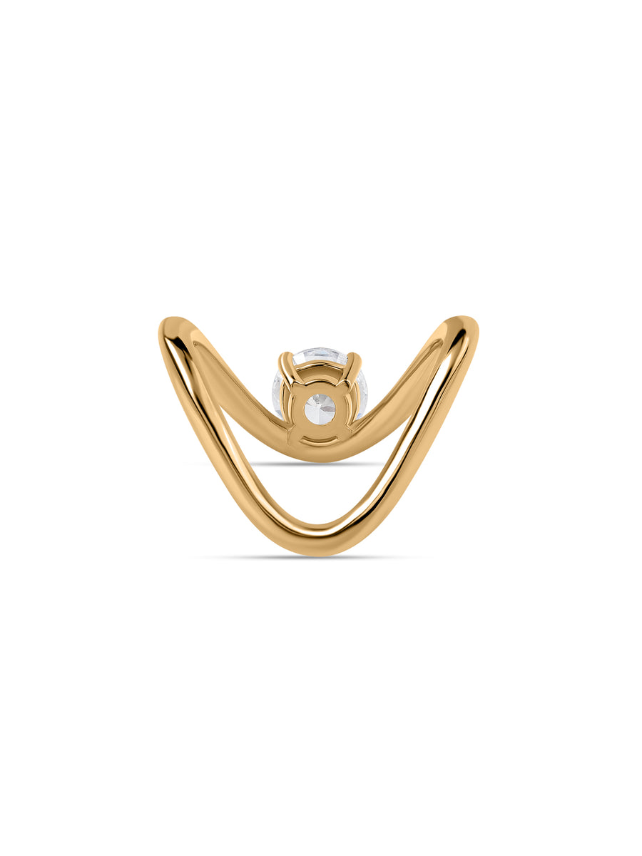 Lab Grown Diamond Designer Solitaire Ring