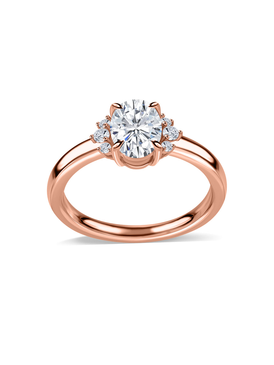 Gwen Oval Lab Grown Diamond Solitaire Ring