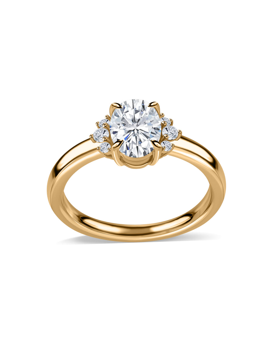 Gwen Oval Lab Grown Diamond Solitaire Ring
