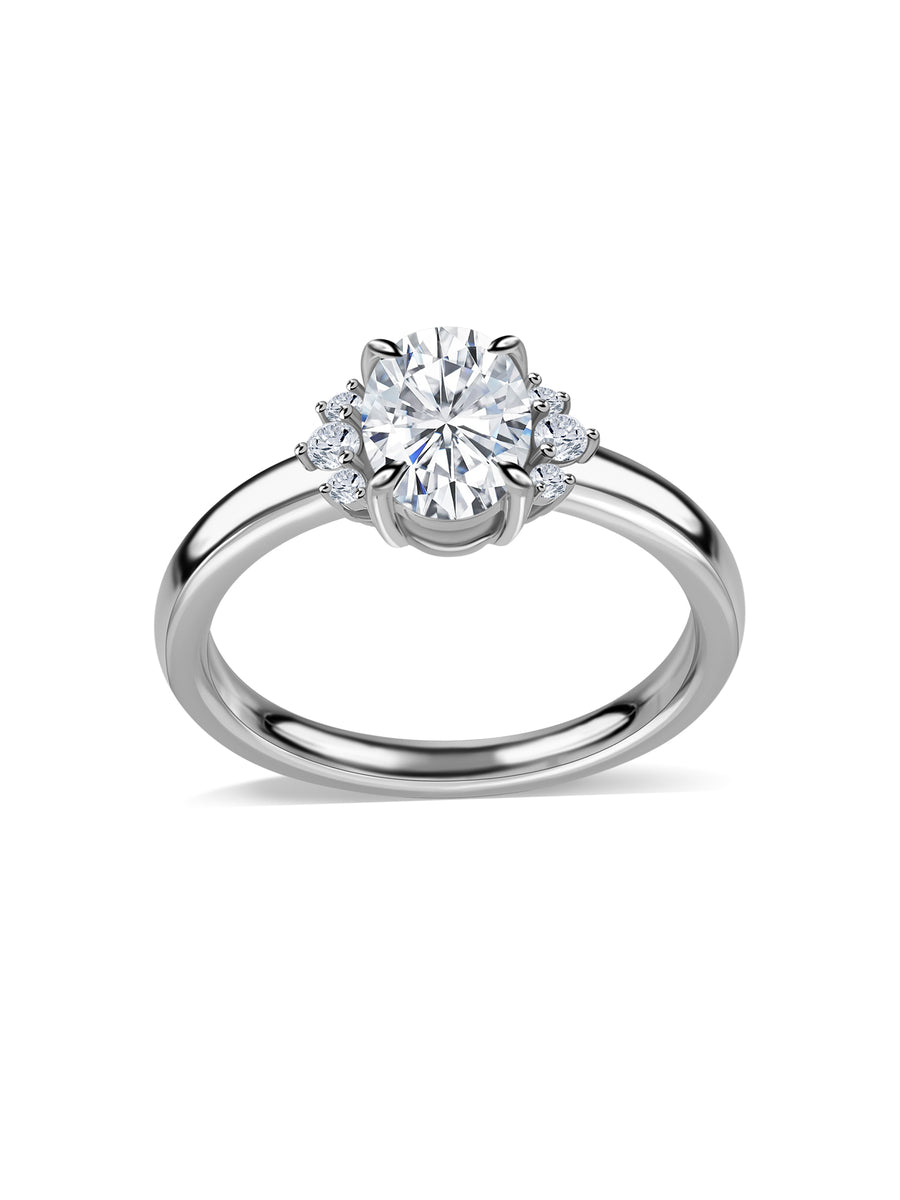 Gwen Oval Lab Grown Diamond Solitaire Ring