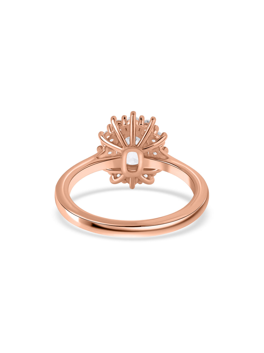 Evara Cushion Lab Grown Diamond Halo Ring