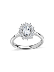 Evara Cushion Lab Grown Diamond Halo Ring