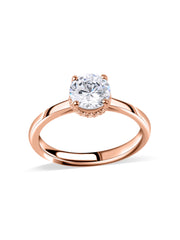 Celeste Crown Lab Grown Diamond Solitaire Ring
