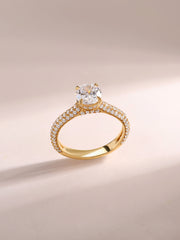 Rosalia Two-Tone Lab Grown Diamond Solitaire Ring