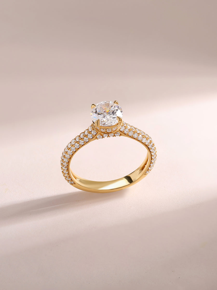 Rosalia Two-Tone Lab Grown Diamond Solitaire Ring