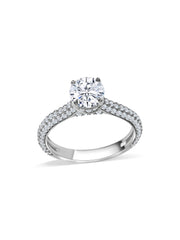 Rosalia Two-Tone Lab Grown Diamond Solitaire Ring